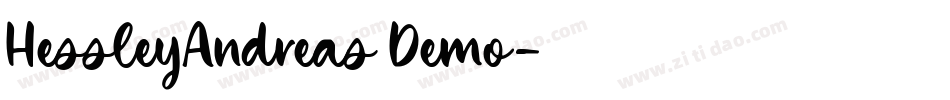 HessleyAndreas Demo字体转换